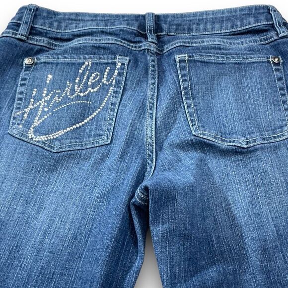 Vintage Harley-Davidson Medium Wash Bootcut Jeans Women’s Size 10 Long - Picture 7 of 10